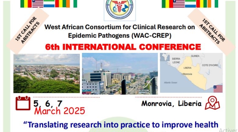 Call for Abstract: WACCREP 6th Conference in Monrovia, March 2025